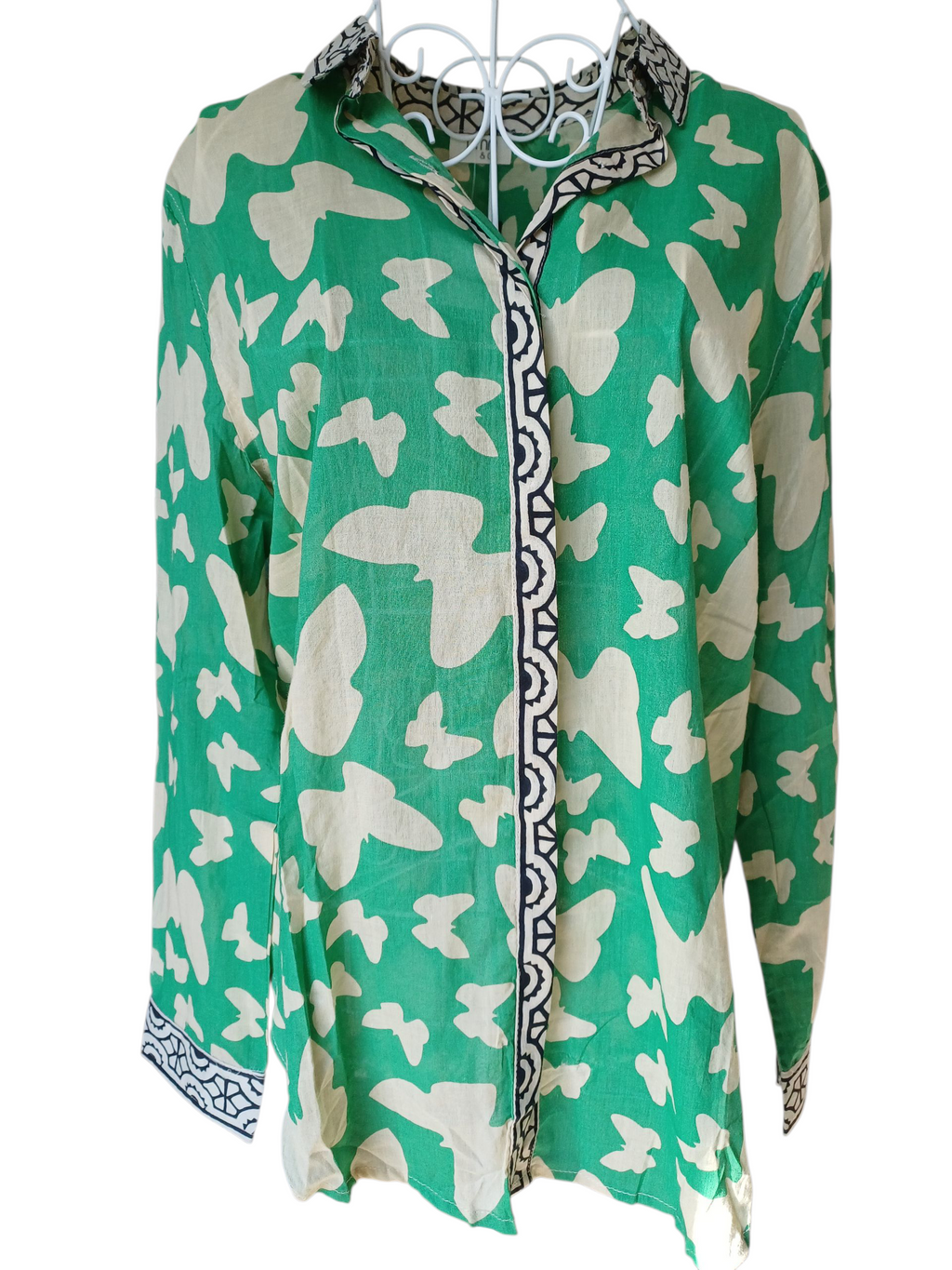 Amanda Blouse - Butterfly Green