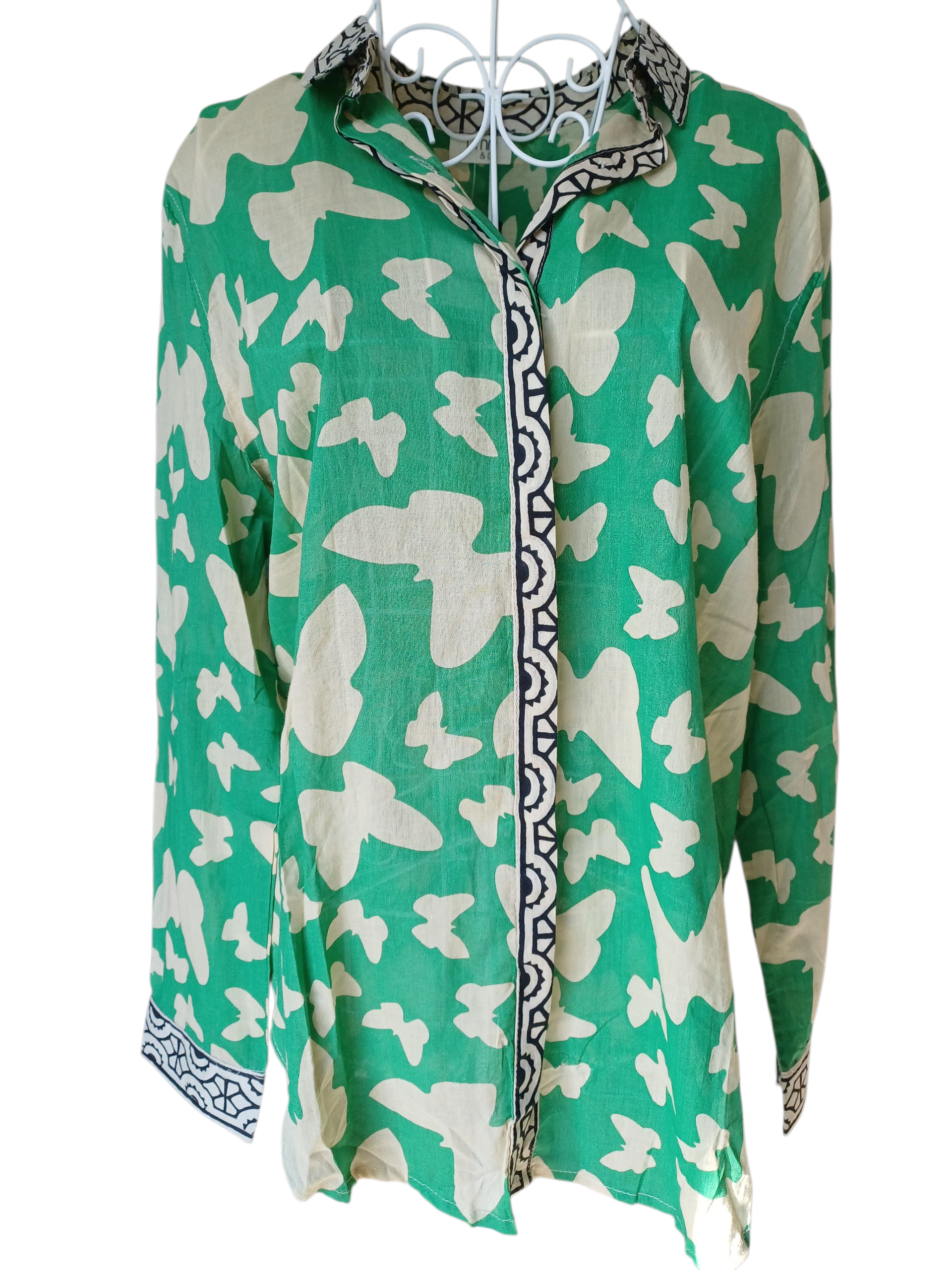Amanda Blouse - Butterfly Green