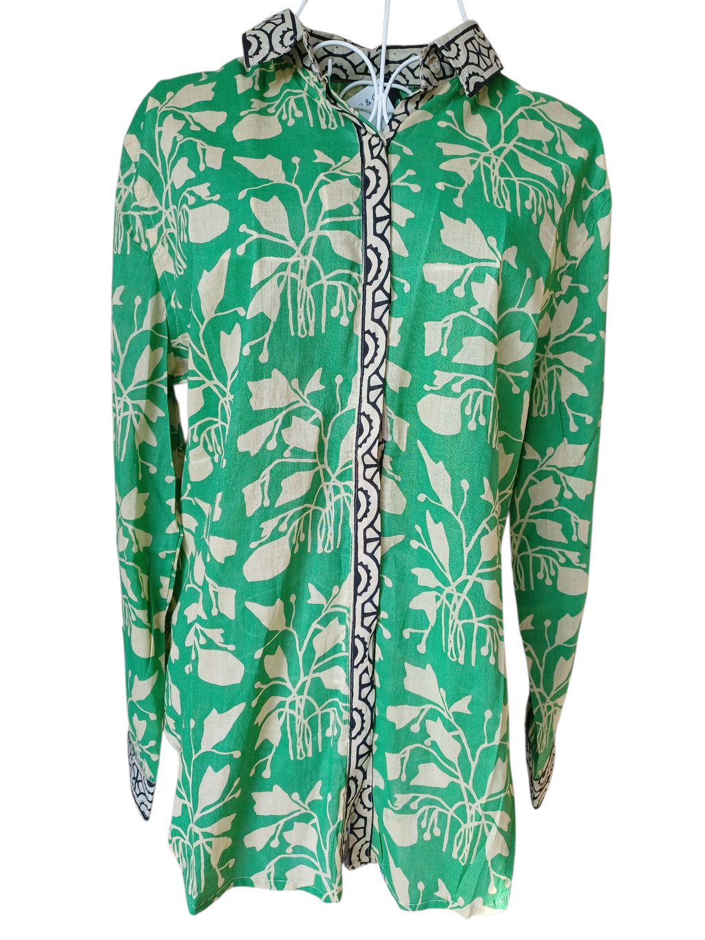 Amanda Blouse - Tulip Green