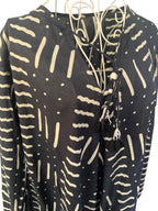 Naya Dress - Black & Stone