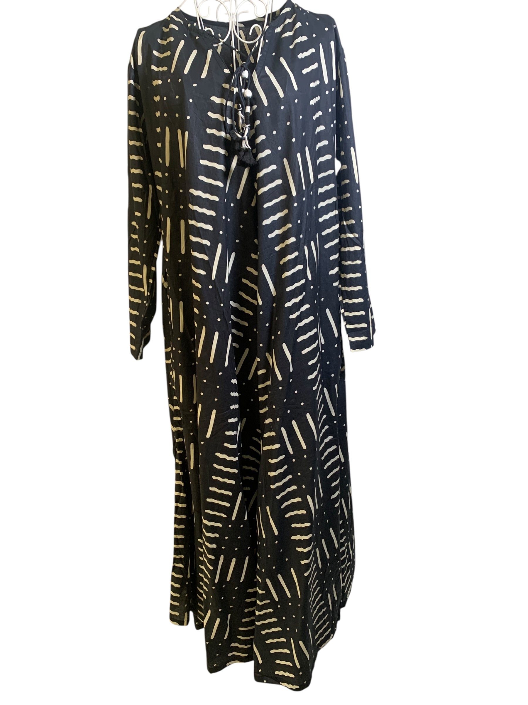 Naya Dress - Black & Stone