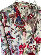 Naya Dress - Pink & Grey Birds