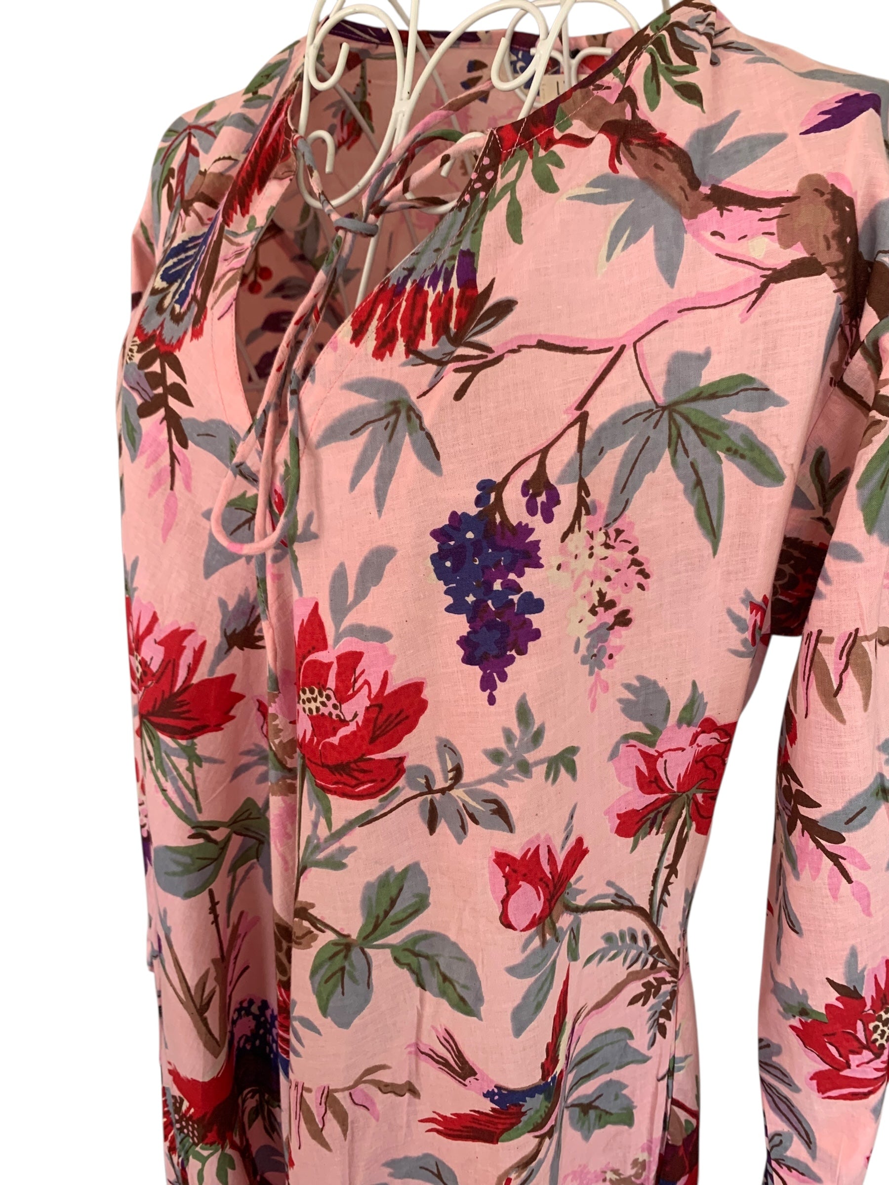 Naya Dress - Pink Bird