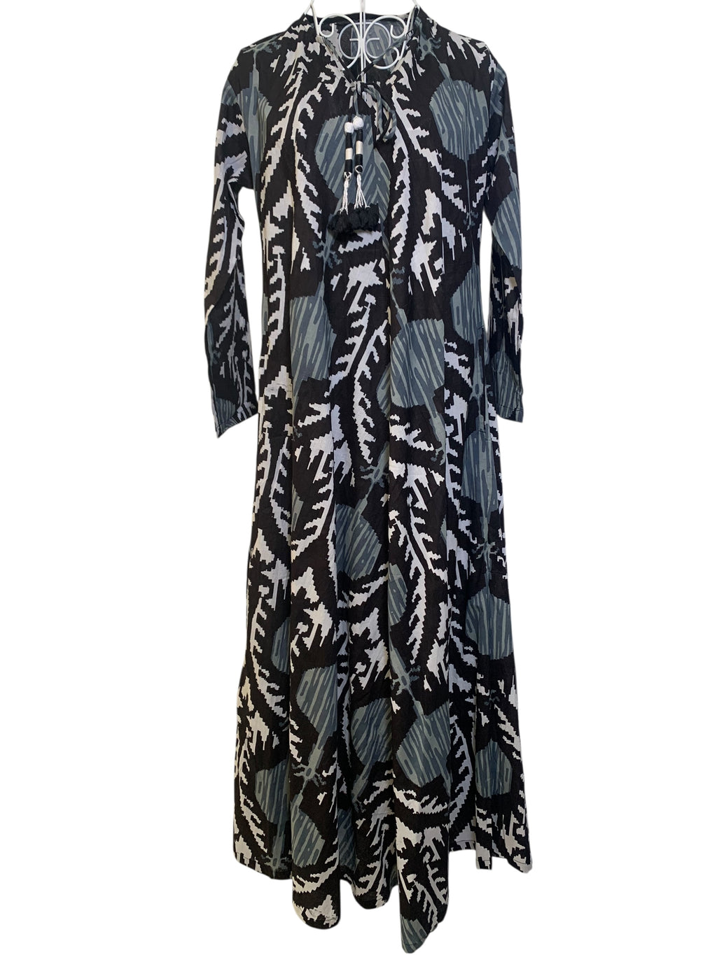 Naya Dress - Black & Grey