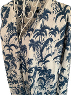 Naya Dress - Palm Midnight