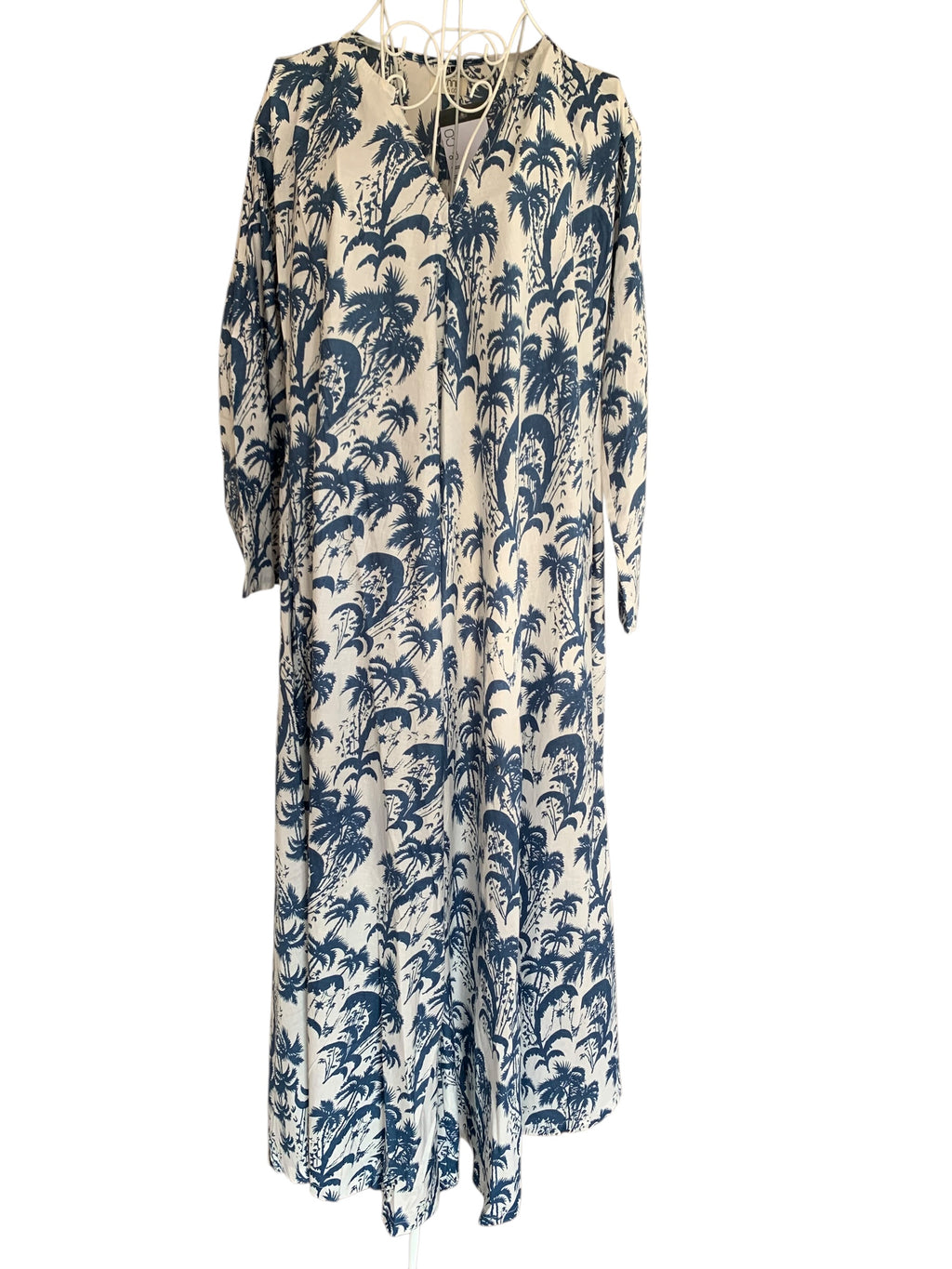 Naya Dress - Palm Midnight