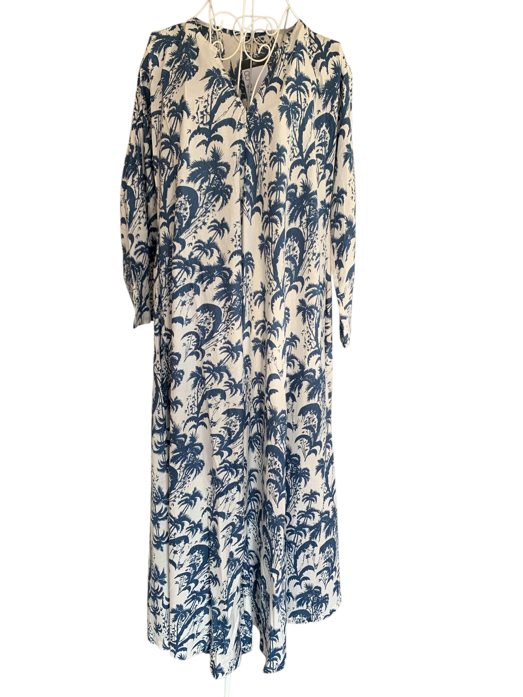 Naya Dress - Palm Midnight