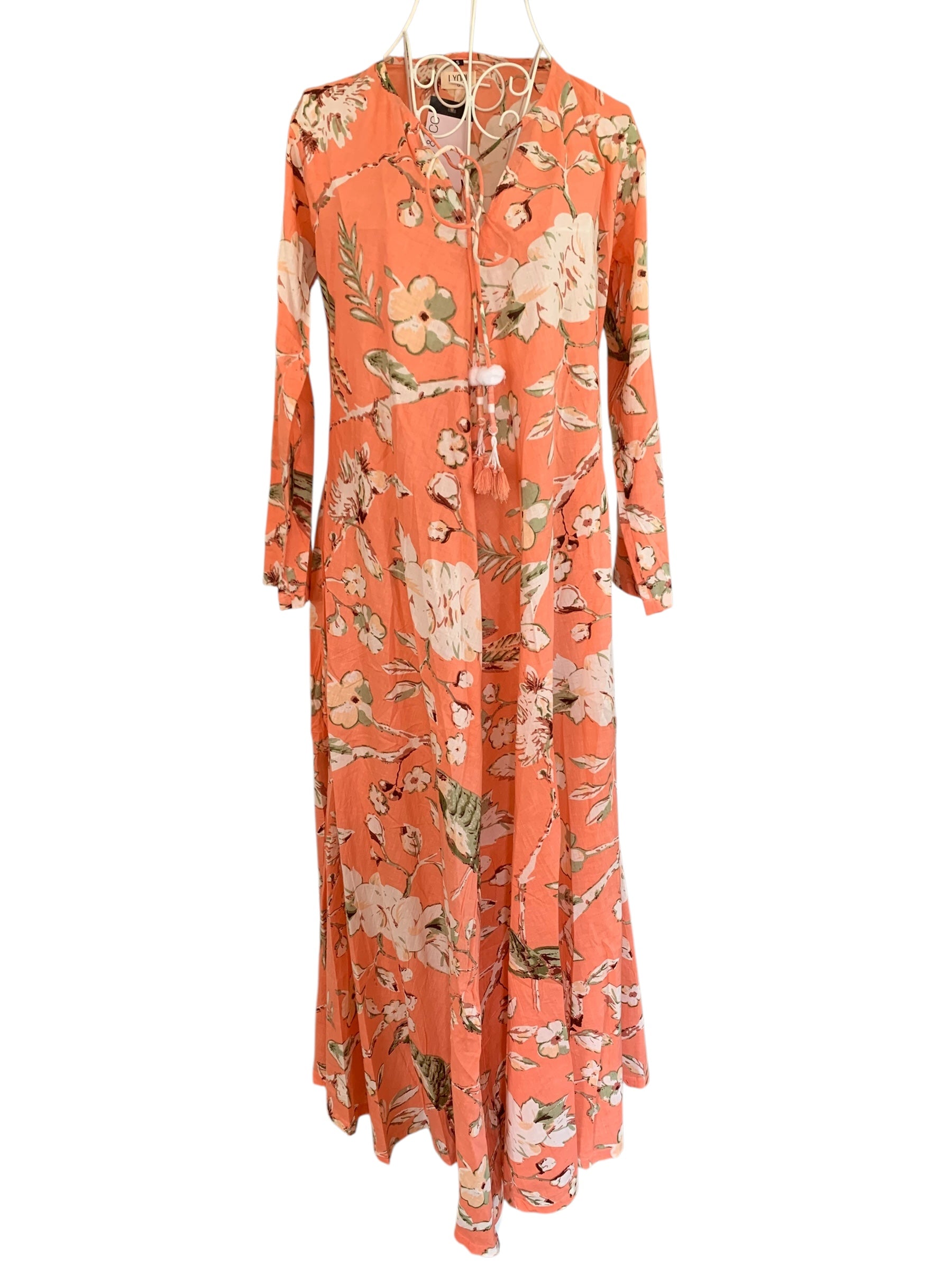 Naya Dress - Peach Flower