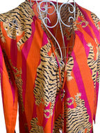 Naya Dress - Tiger Pink & Orange