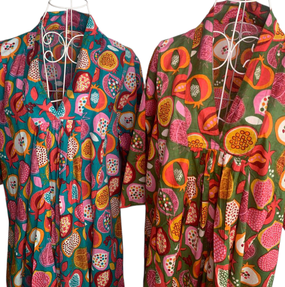 Nikki Dress - Fruit Green