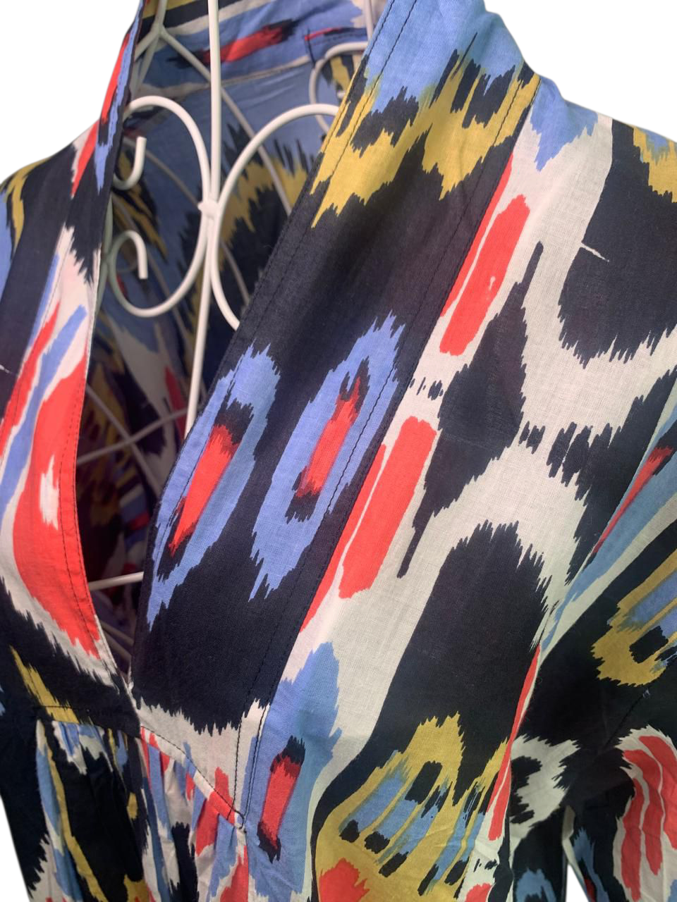 Nikki Dress - Pink, Black and Light Blue