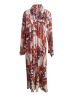 Nikki Dress - Palm Salmon