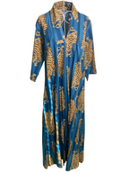 Nikki Dress - Tiger Blue