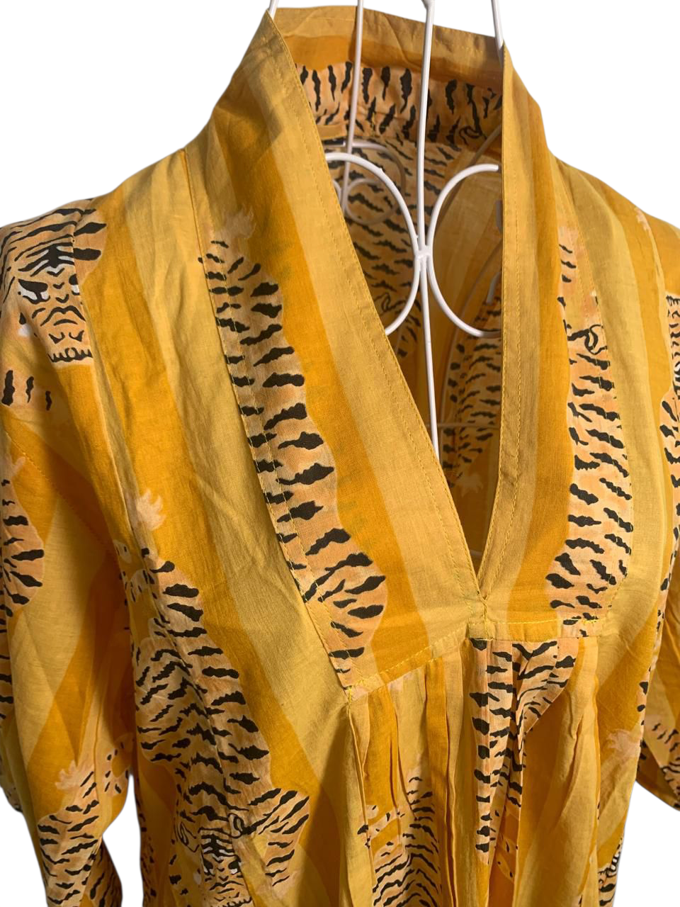 Nikki Dress - Tiger Yellow