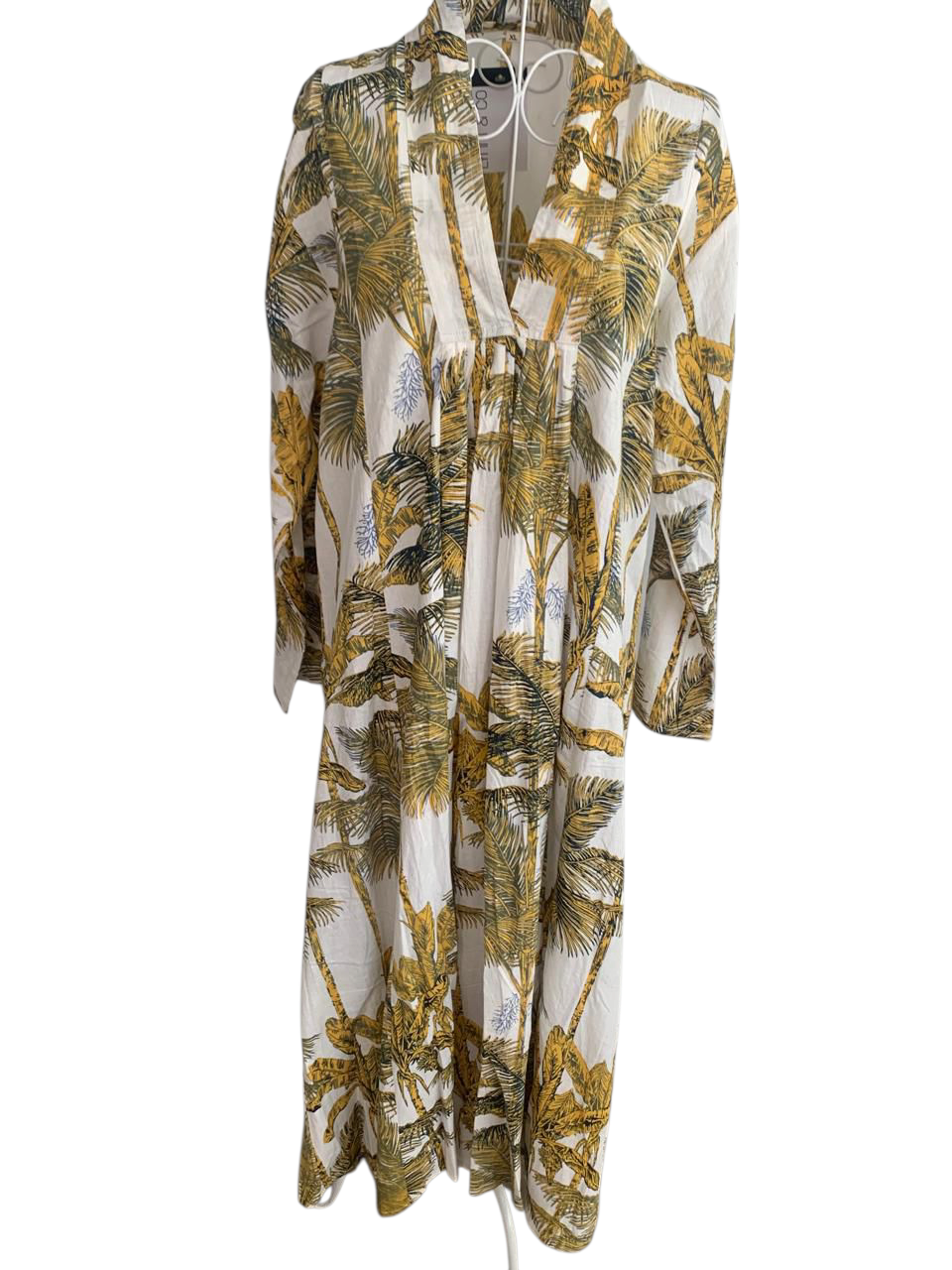 Nikki Dress - Palm Yellow