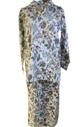Long PJ's - Blue & White Flower