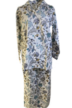Long PJ's - Blue & White Flower