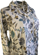 Long PJ's - Blue & White Flower