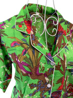 Shorty PJ's - Green & Red Bird