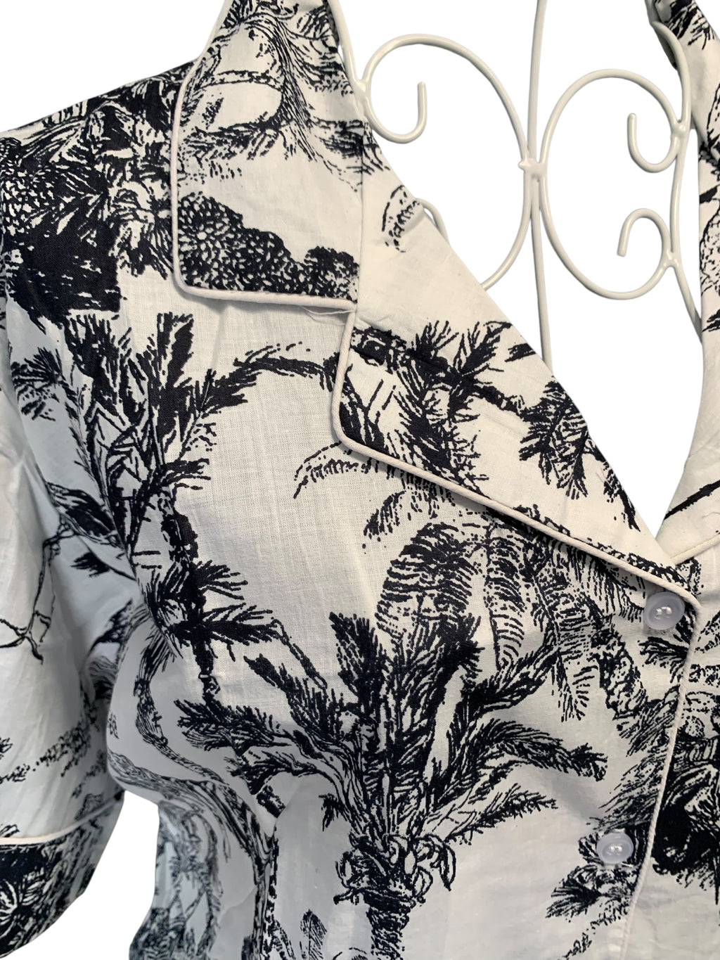 Shorty PJ's - Palm Black