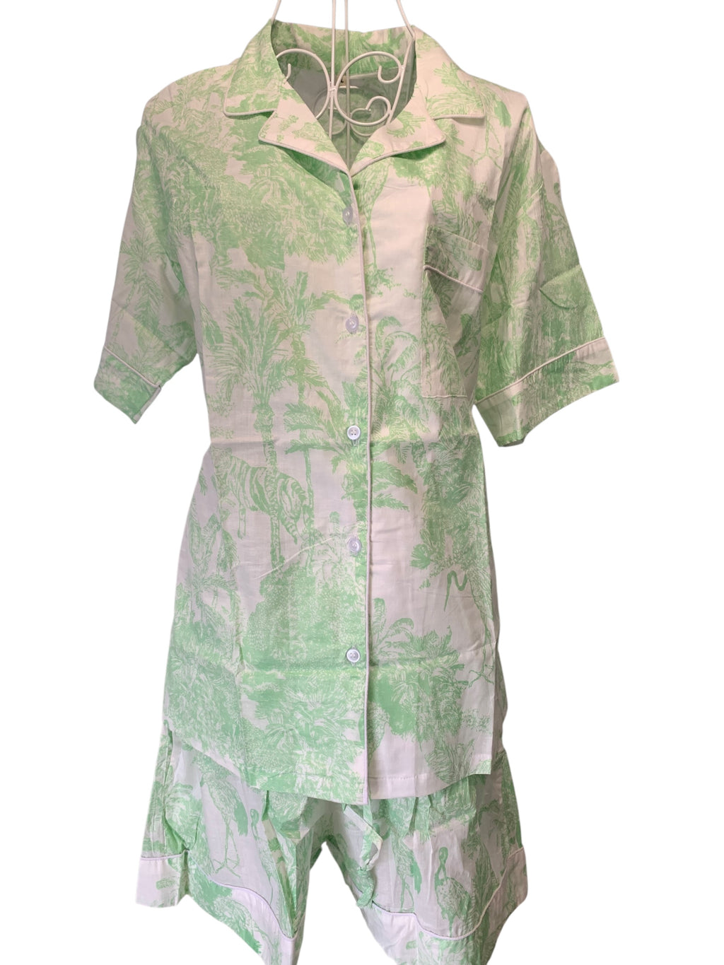 Shorty PJ's - Palm Mint