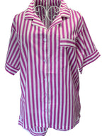 Shorty PJ's - Purple Stripe