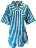 Shorty PJ's - Blue Stripe