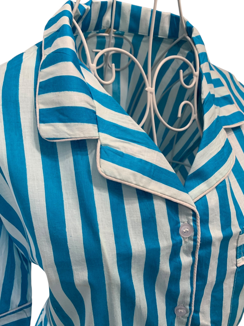 Shorty PJ's - Blue Stripe