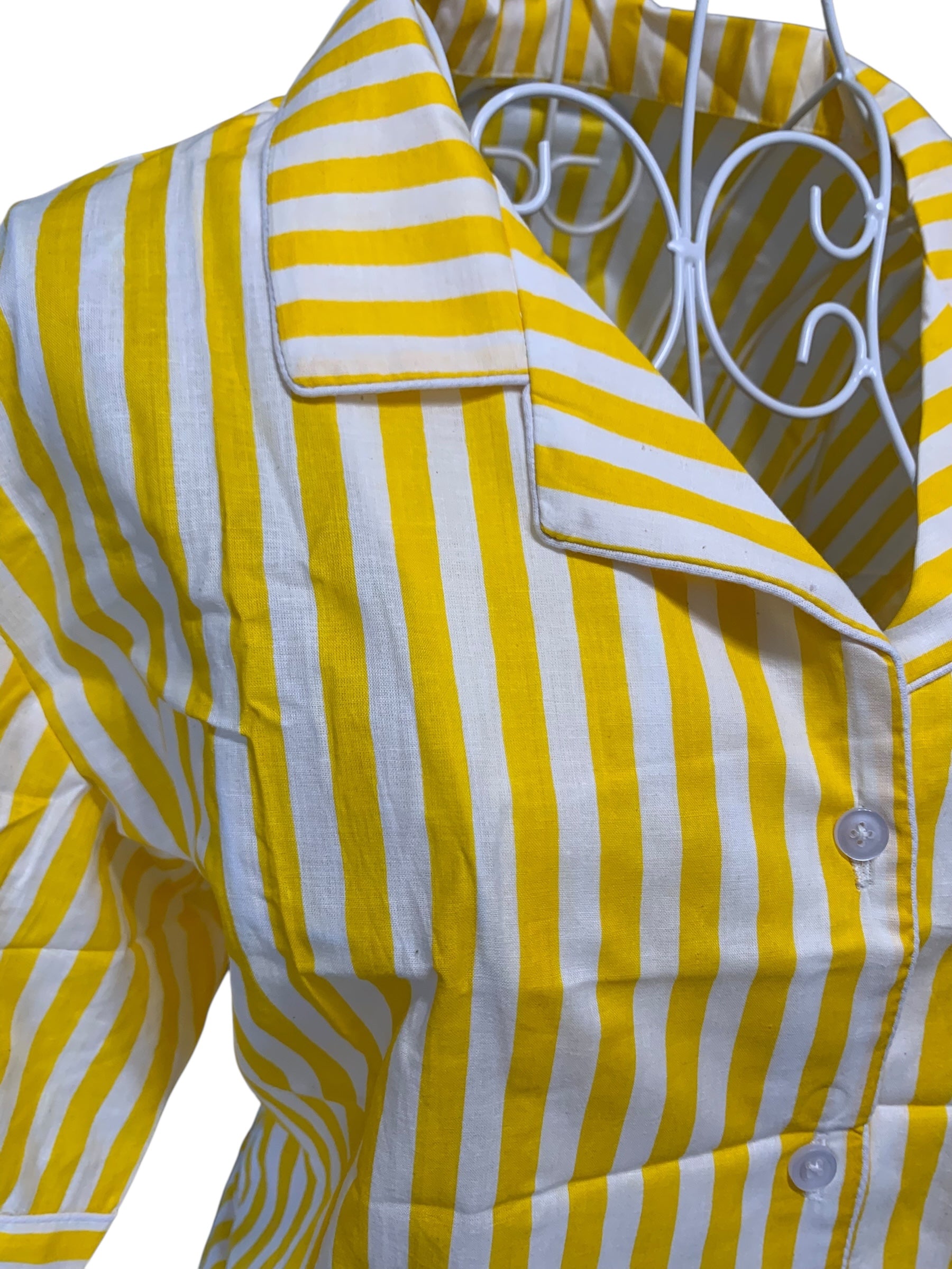Shorty PJ's - Yellow Stripe