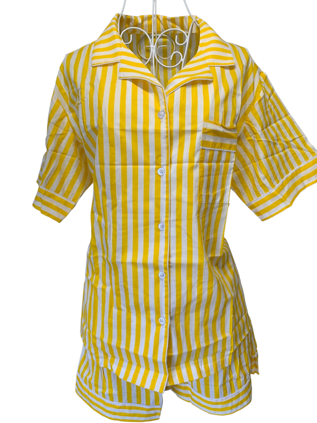 Shorty PJ's - Yellow Stripe