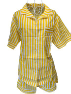 Shorty PJ's - Yellow Stripe