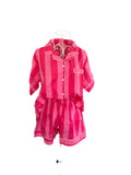Shorty PJ's - Pink Stripe