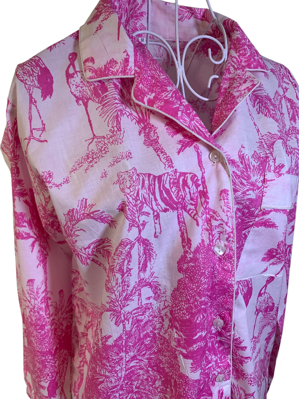 Long PJ's - Palm Pink