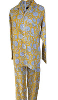 Long PJ's - Mustard & White Flower