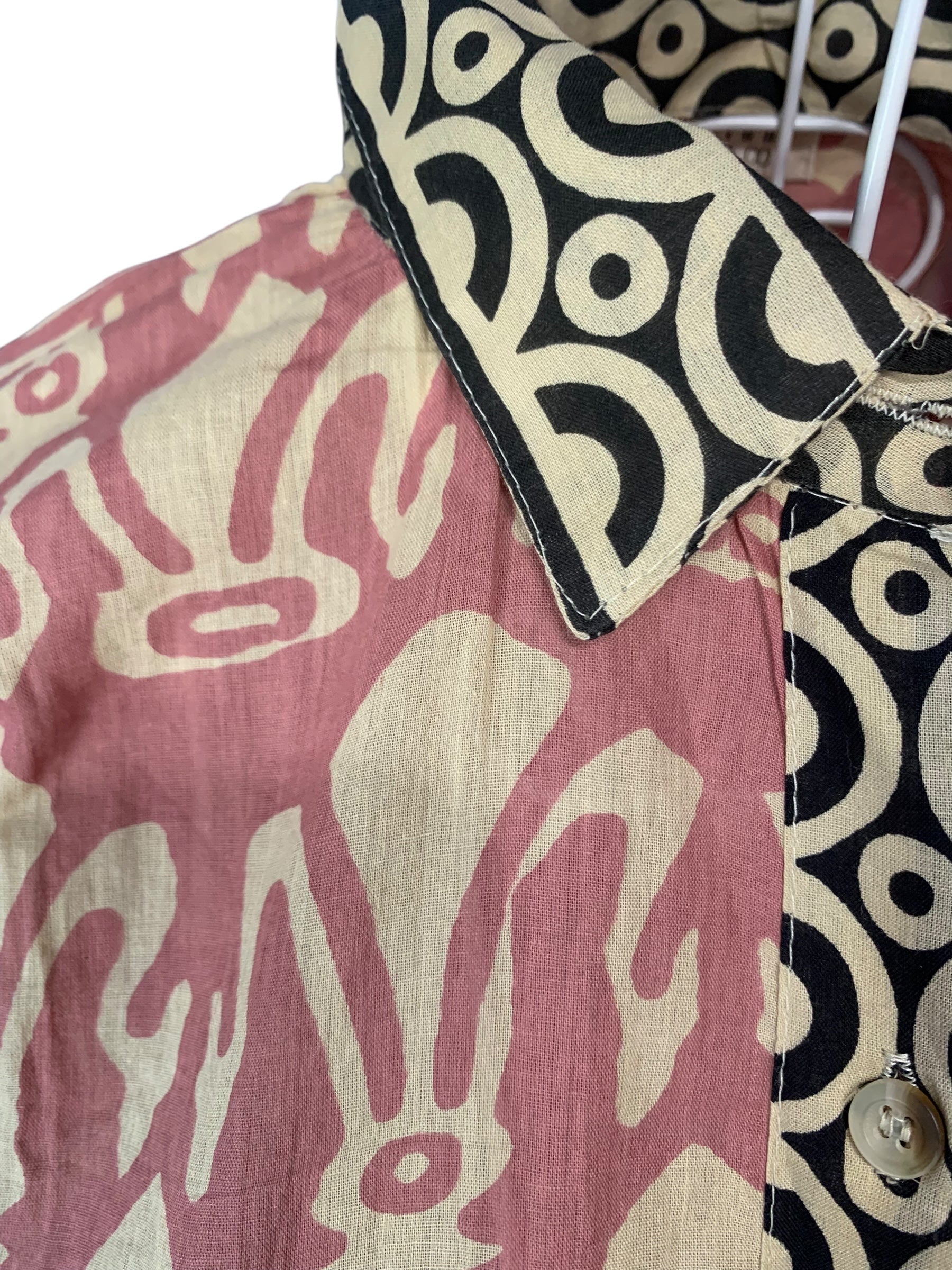 Blush Pink Shirt Dress