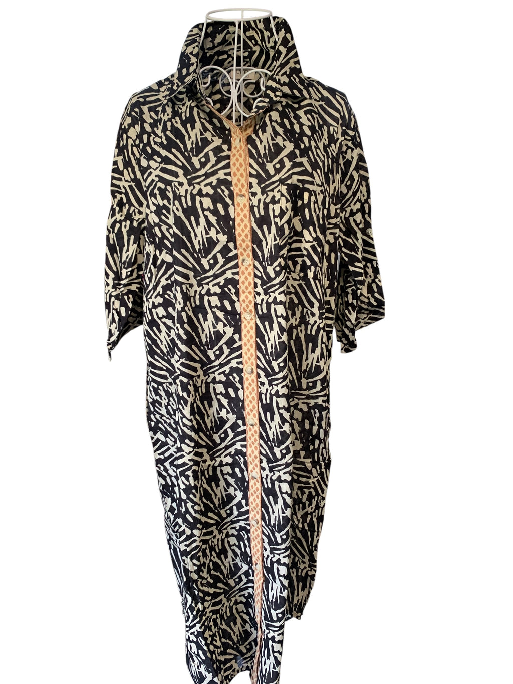 Forest Black Shirt Dress