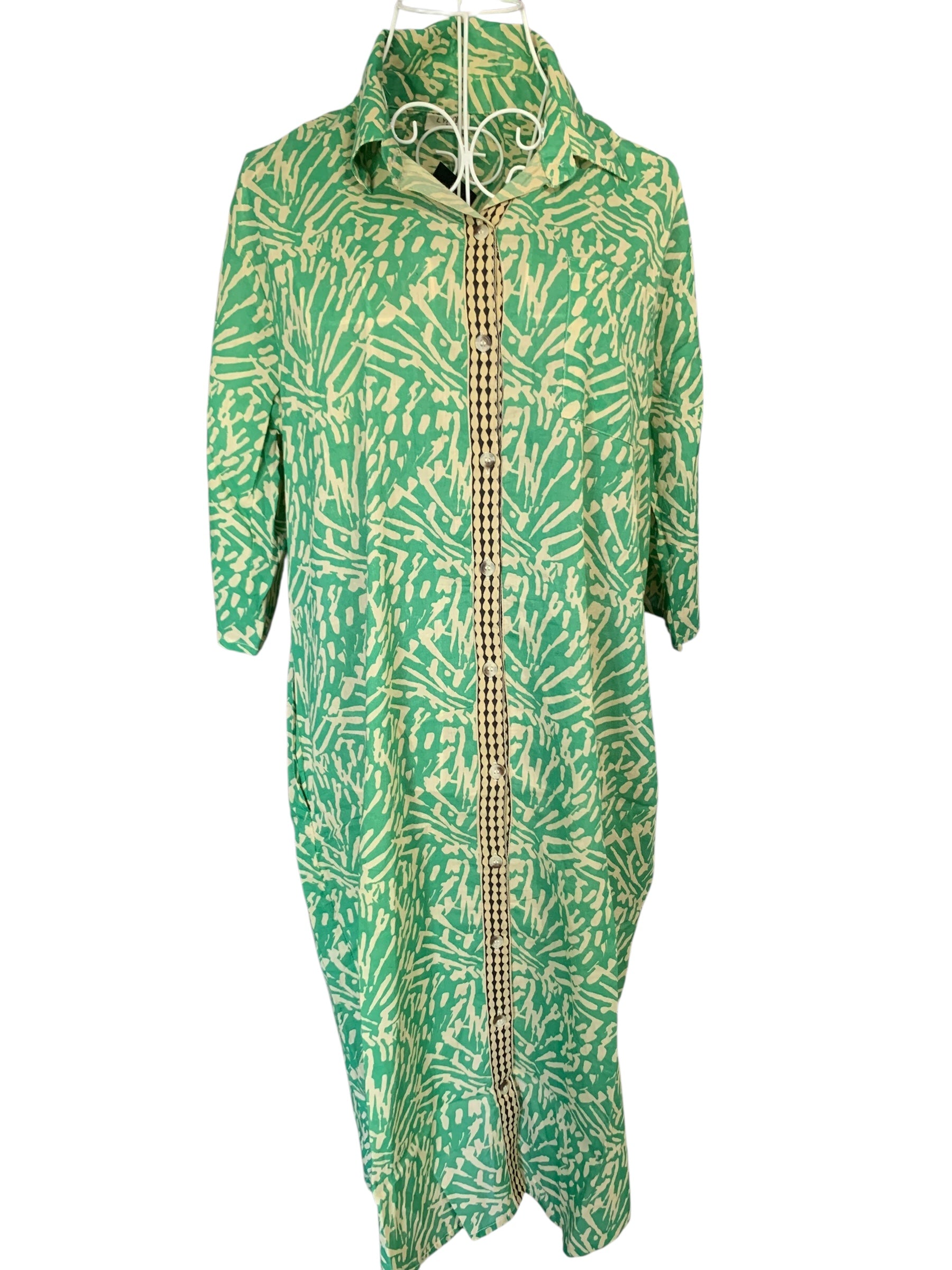 Forest Green Shirt Dress