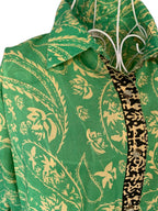 Paisley Green Shirt Dress