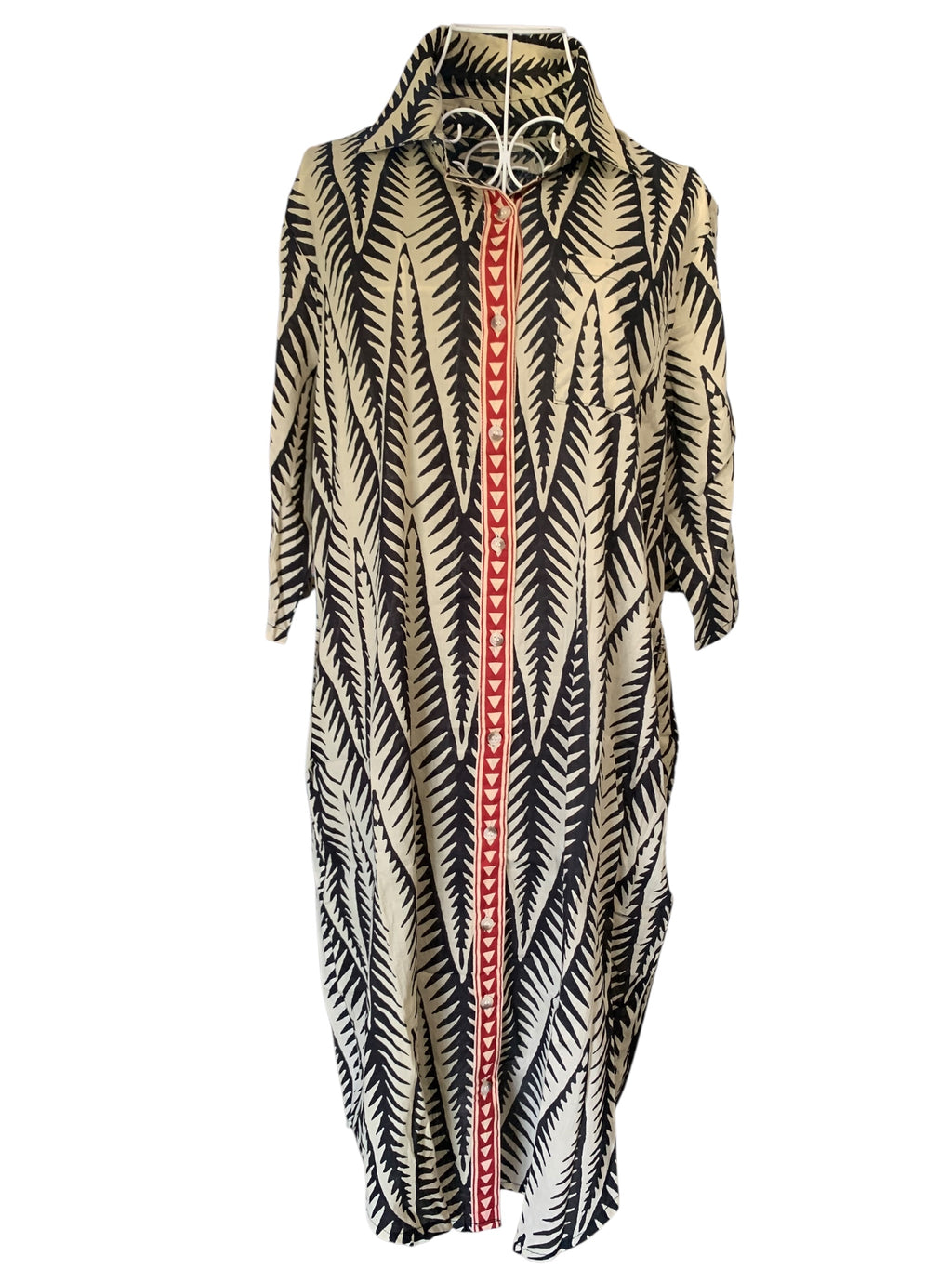 Pine Black Shirt Dress