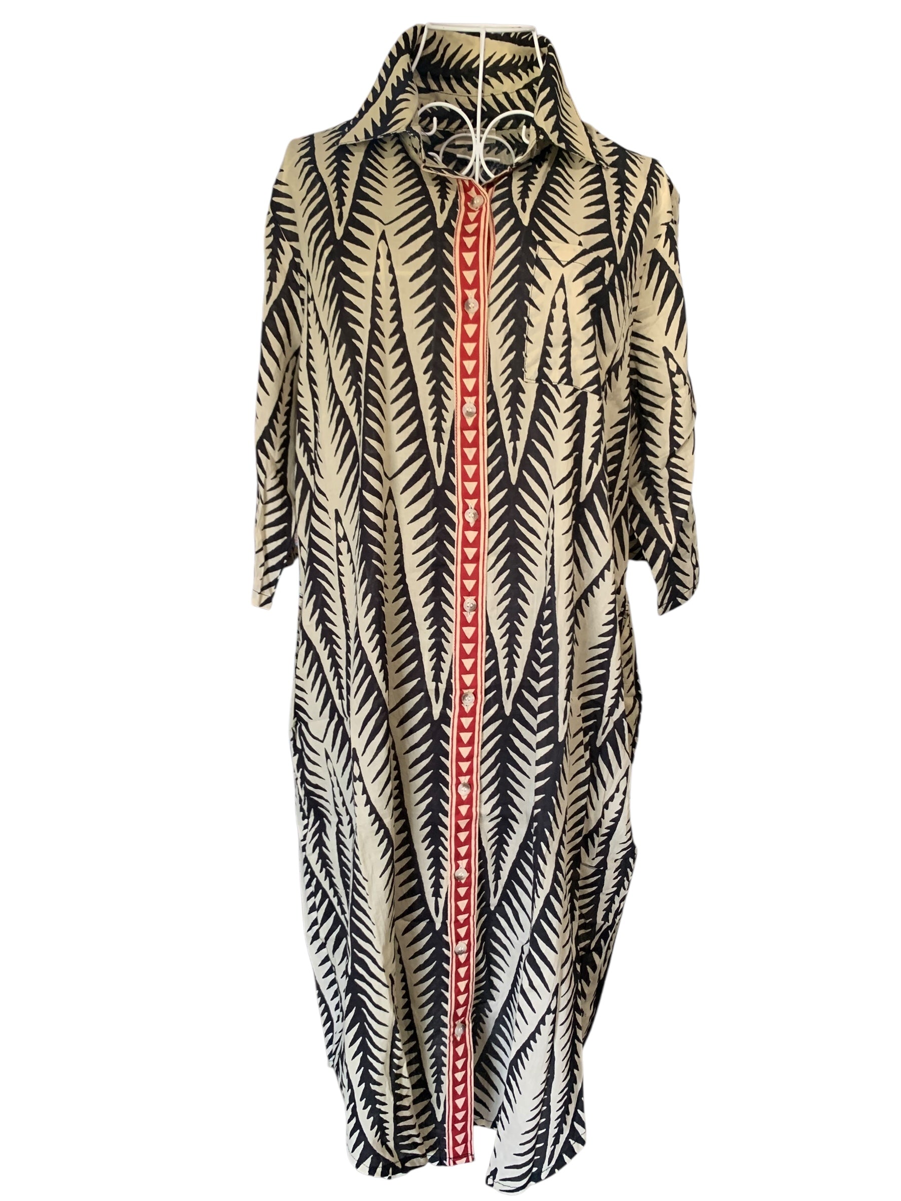 Pine Black Shirt Dress