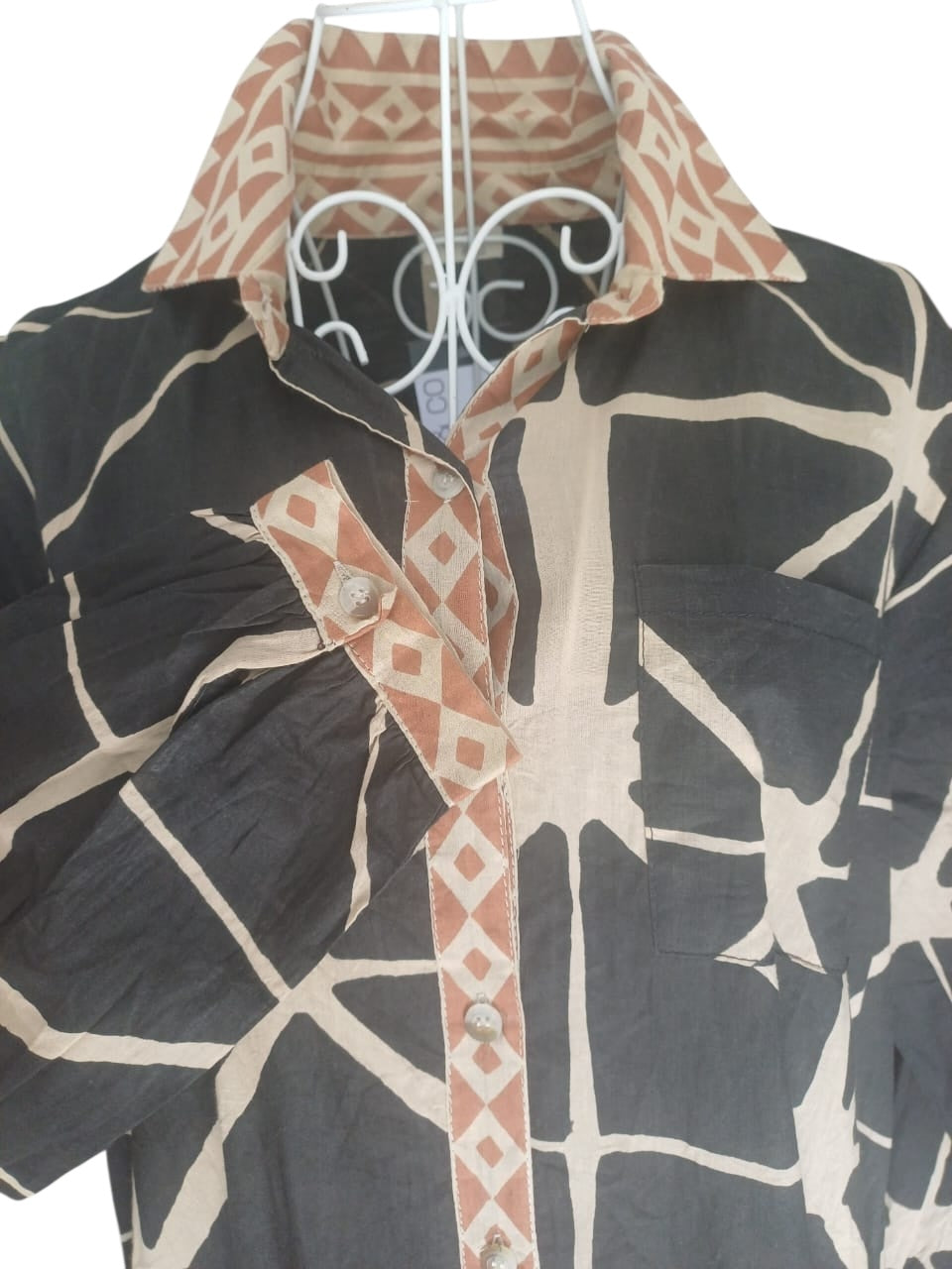 Star Black Shirt Dress