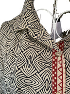 Tribal Black Shirt Dress