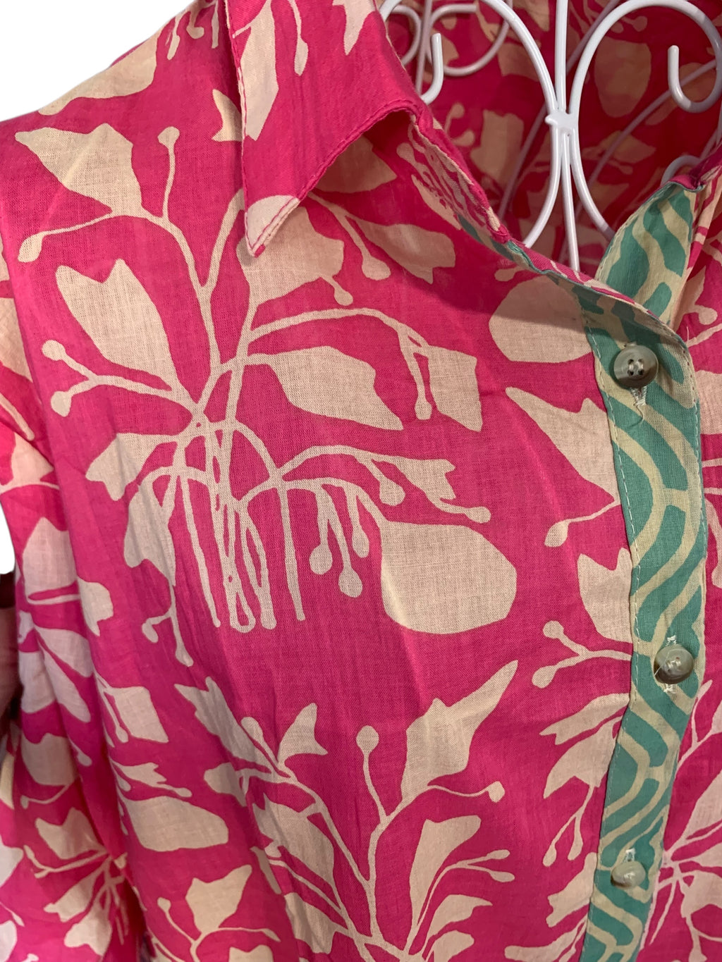 Tulip Pink Shirt Dress