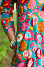 Coleen Dress - Fruit Turquoise