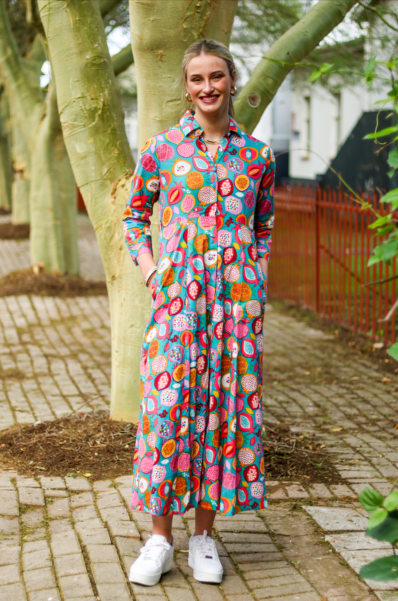 Coleen Dress - Fruit Turquoise
