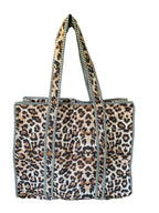 Animal Print ZIP Tote Bag