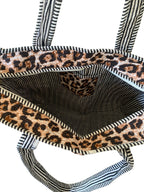 Animal Print ZIP Tote Bag
