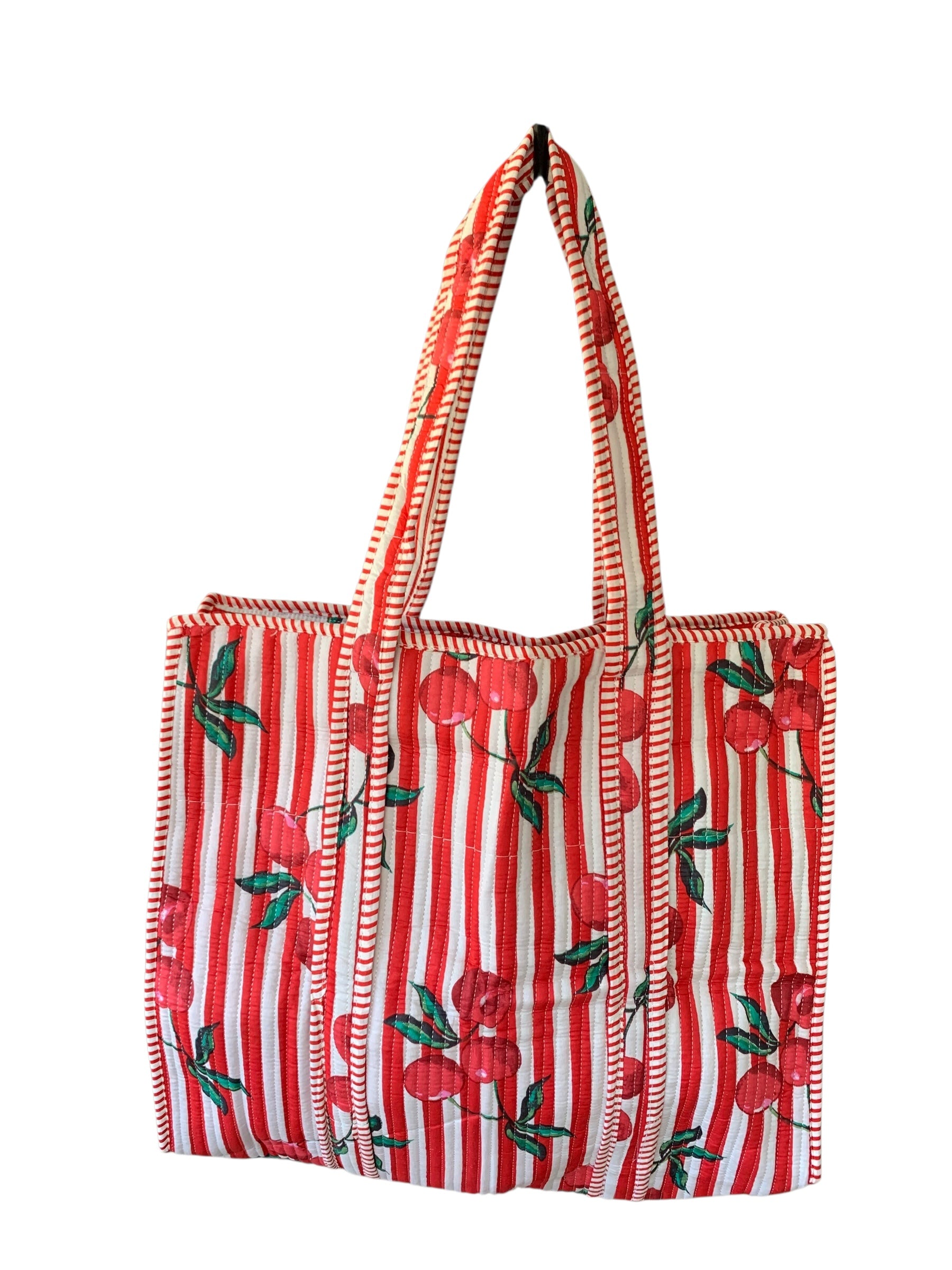 Cherry ZIP Tote Bag