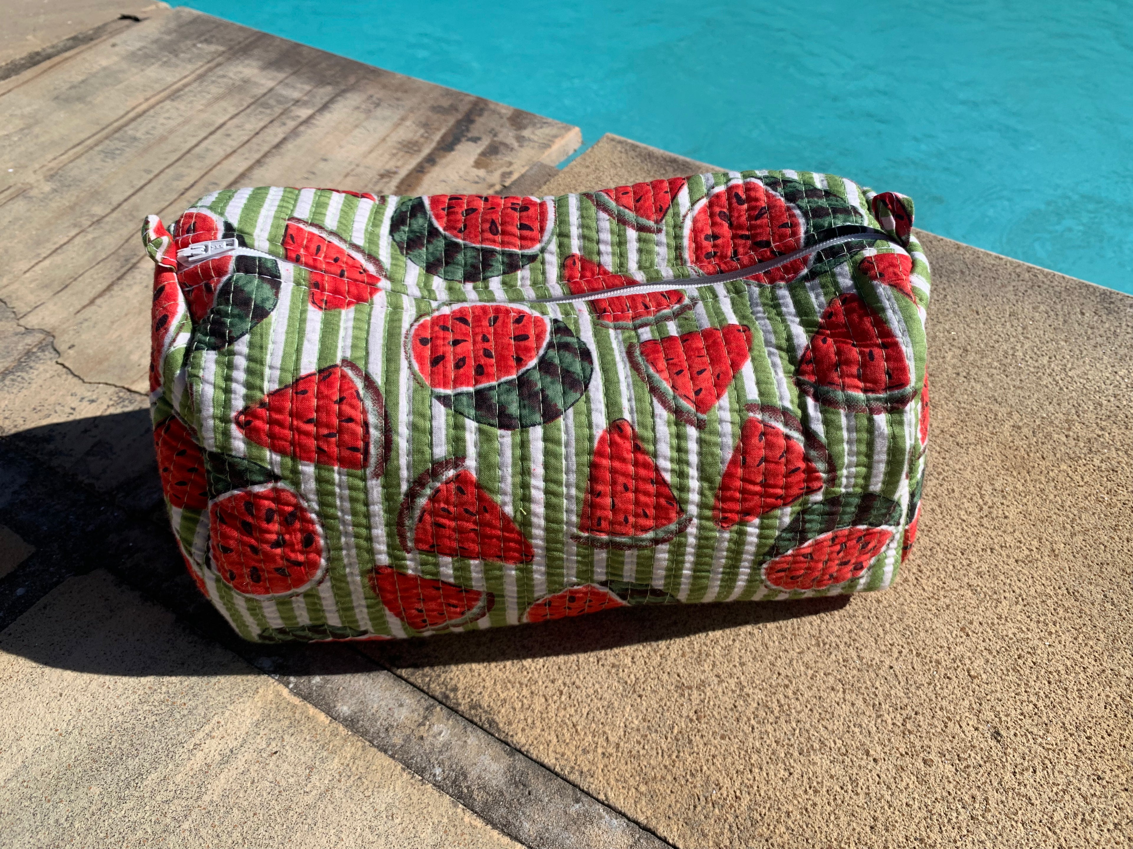 Watermelon Cosmetic Bag Set